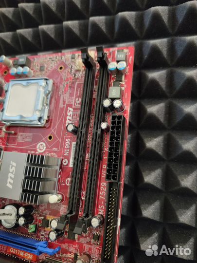 Материнская плата S775 mATX MSI G31TM-P35