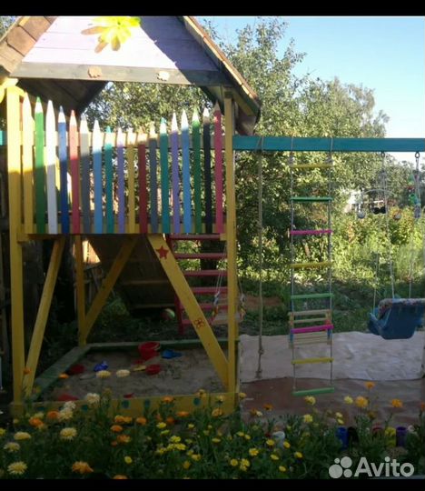 Игровой комплекс с горкой