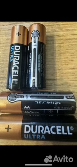 Батарейки Duracell ultra AA (пальчиковые)