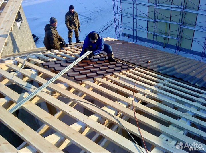 Ремонт кровли крыши строительство