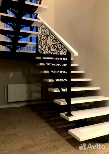 Обшивка ступеней Дубом