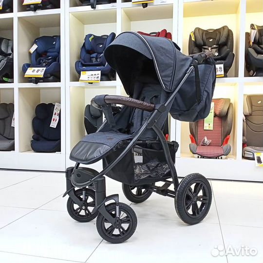 Коляска Вездеход Bubago Model Cross темно-серый