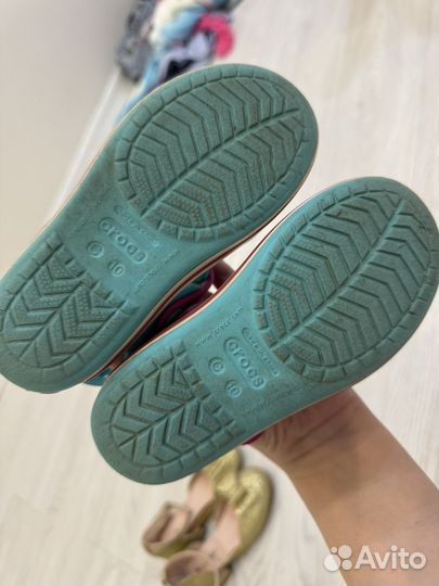 Crocs c10 сандалии для девочки