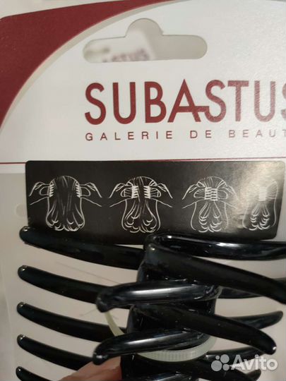 Subastus заколки краб для волос все 7шт
