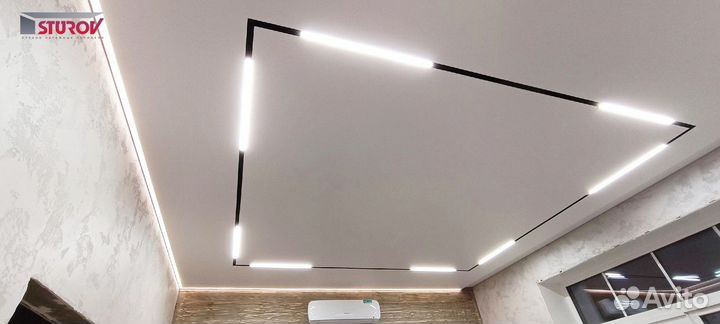 Натяжной потолок на кухню