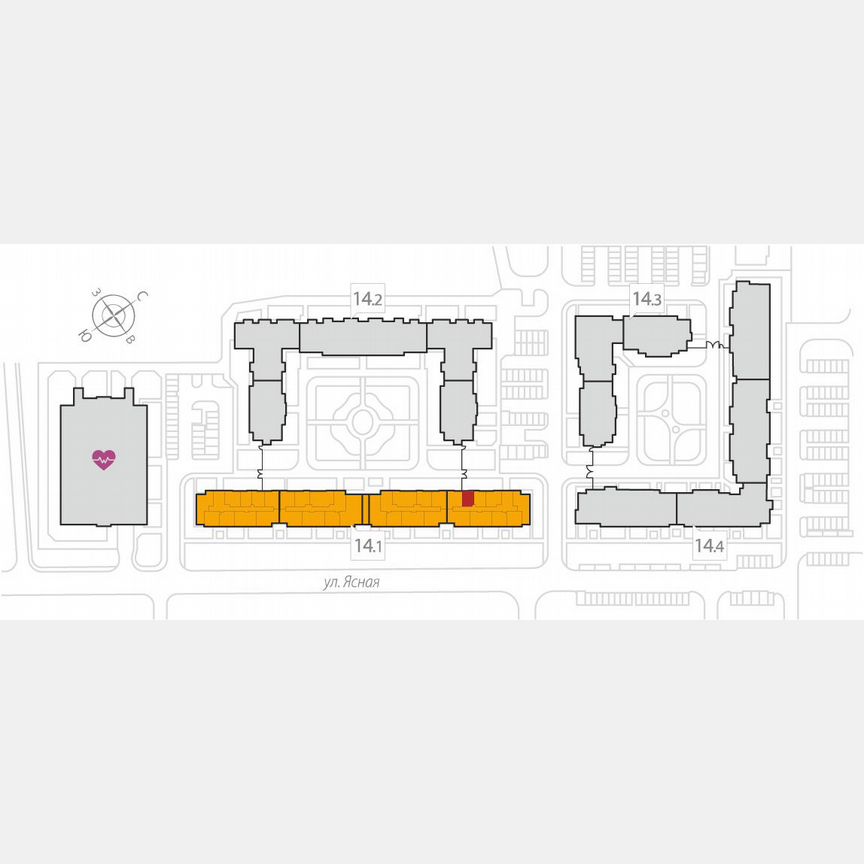 Квартира-студия, 28 м², 1/8 эт.