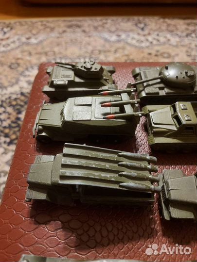 Военные машины СССР модели игрушки мет