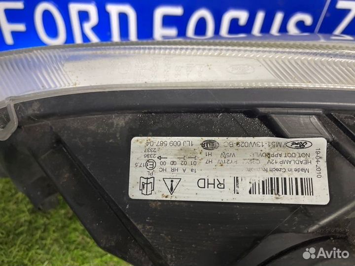 Фара правая Ford C-Max минивен 1.6 TDI 2010