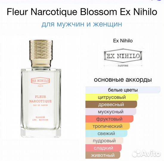 Духи Fleur Narcotique Blossom Ex Nihilo 100мл