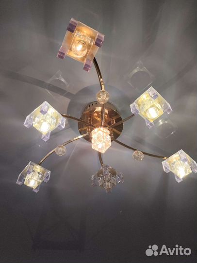 Люстра потолочная бу