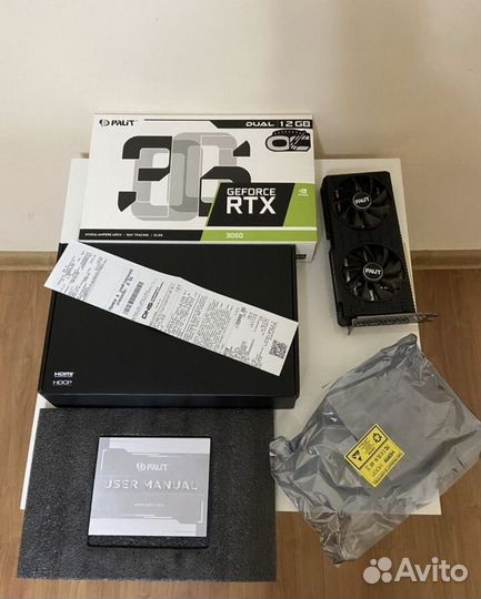 Видеокарта palit rtx 3060 12gb