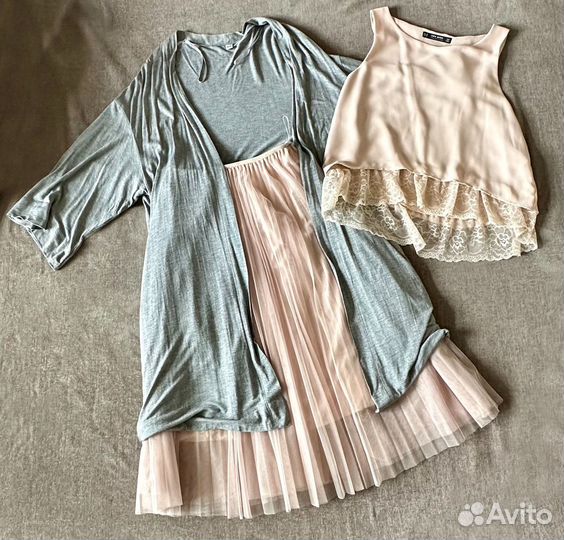 Комплект летней одежды на девушку, S: Zara,Uniqlo