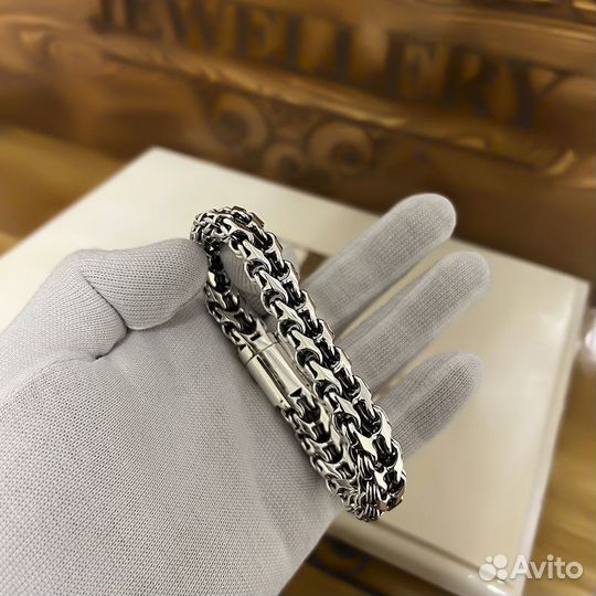 Серебряный браслет Рамзес 120 г