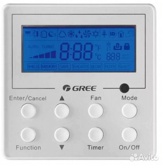 Кассетный кондиционер Gree GUD125T1/B-S