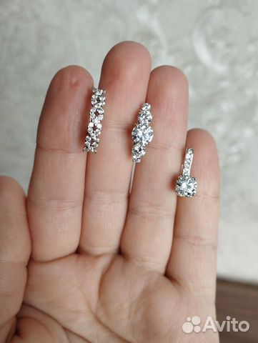 Серьги из серебра 925 пробы