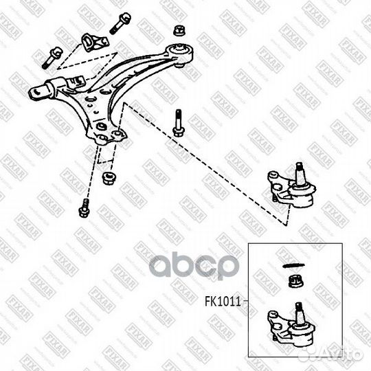 Toyota Camry/Avalon 91- / lexus RX 00- FK1011