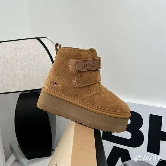 UGG угги Neumel Platform Beige (Арт.4544)