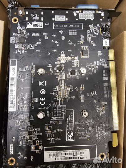 Видеокарта Sapphire RX550 4gb 2шт (неисправны)