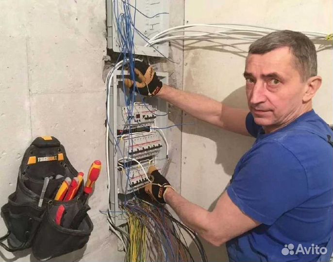 Услуги электрика, электромонтаж Калуга