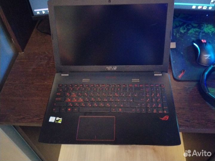 Игровой ноутбук asus rog i5 6го/gtx 950m 2Гб