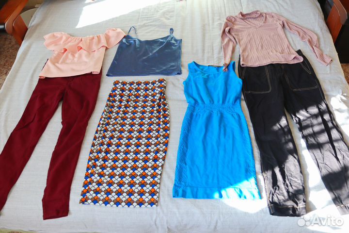 Женские вещи пакетом 40 42 (48 вещей) супер комбо