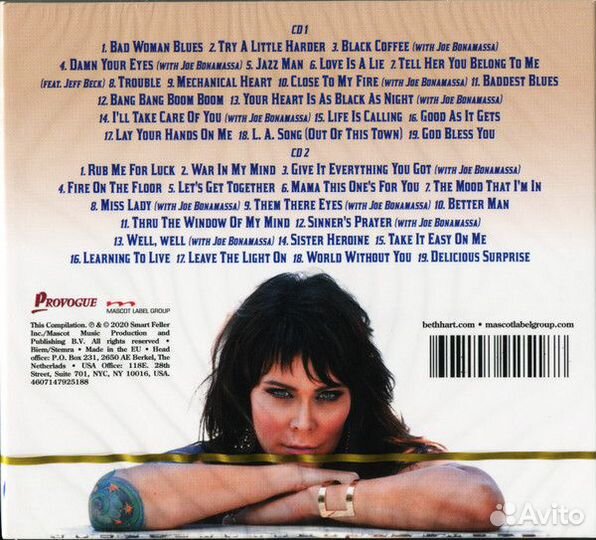 Beth Hart - Greatest Hits (Лучшее) на 2х CD