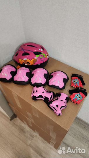 Шлем детский для роликов плюс защита