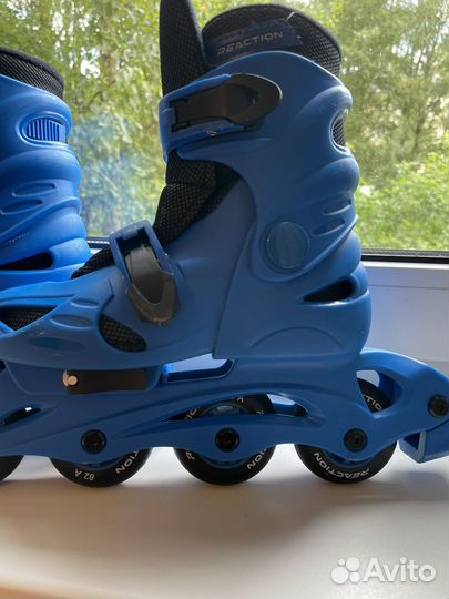 Роликовые коньки детские с защитой