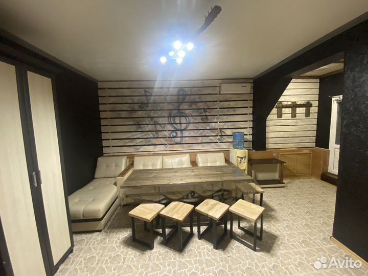 Сауна на дровах с мангальным двором