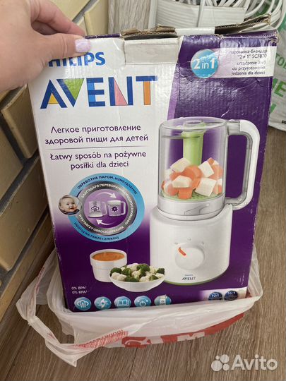 Пароварка блендер philips avent