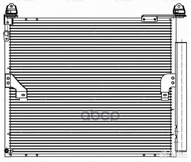 Радиатор кондиционера lrac 1972 luzar