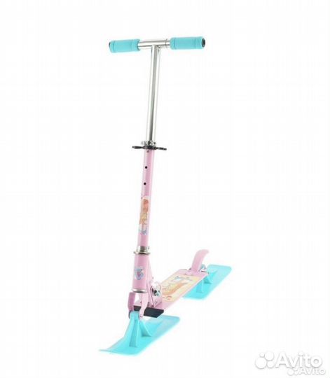 Самокат снегокат 2 в 1