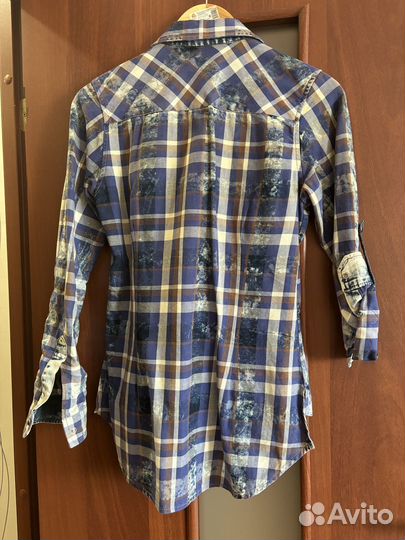 Рубашка итальянская женская джинсовая