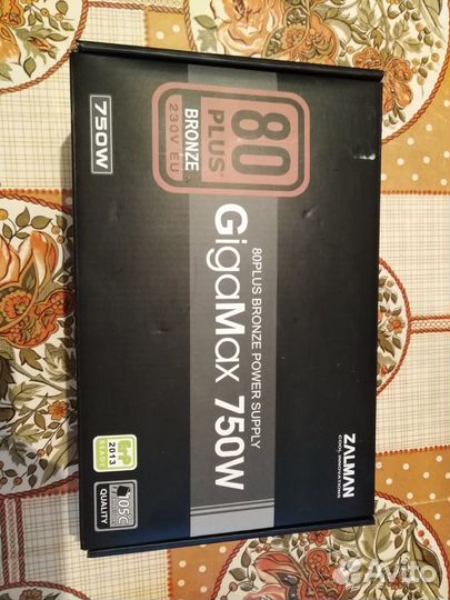 Блок питания zalman GigaMax 750W