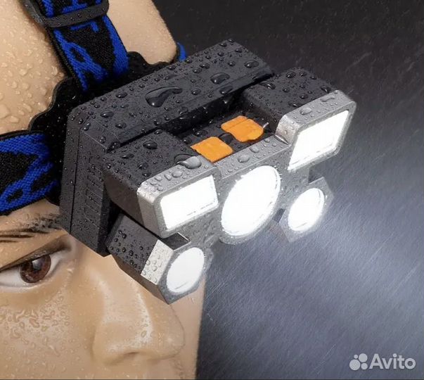 Налобный фонарь аккумуляторный