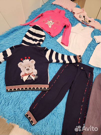 Вещи пакетом на девочку(Размер от 98 до 110)