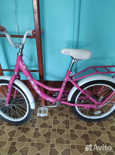 Велосипед для девочки 5-6 лет розовый