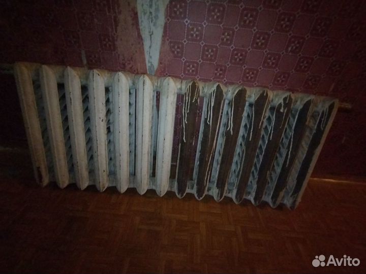 Чугунный радиатор б/у