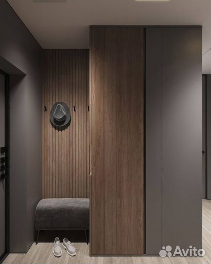 Шкаф распашной с зеркалом