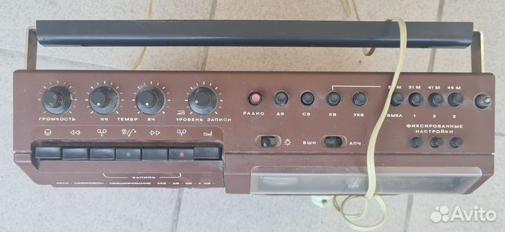 Кассетная магнитола Аэлита 102