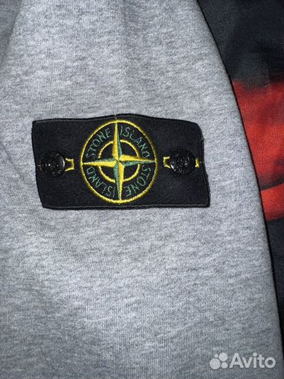 Зип худи stone island