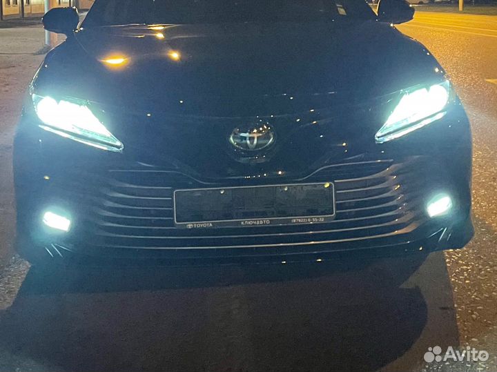 Бампер передний тойота камри 70 оригинал