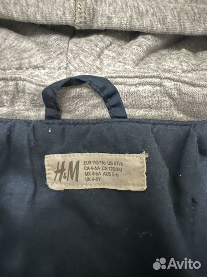 Бомбер hm 110/116