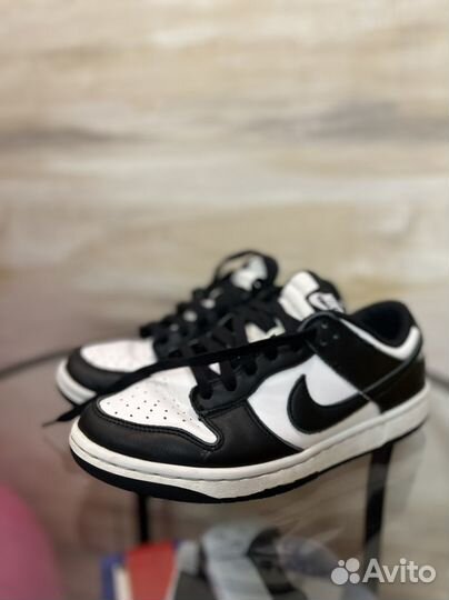 Кроссовки nike dunk low black and white eur 40,5