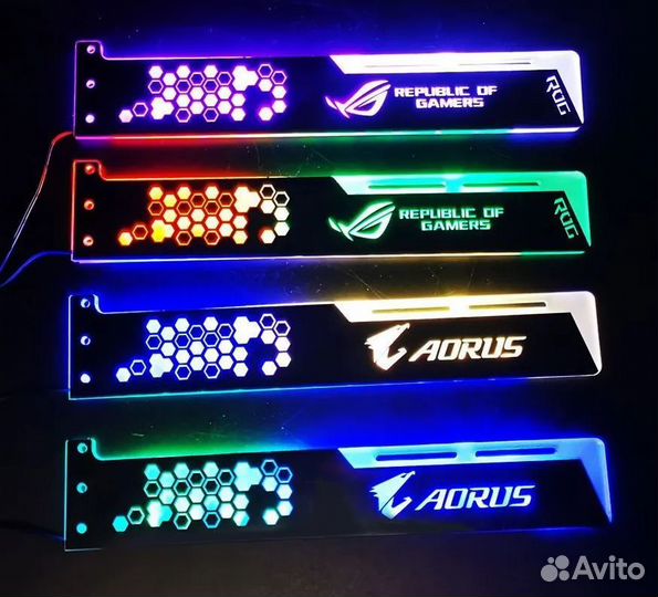 Держатель видеокарты rog, aorus 28 см