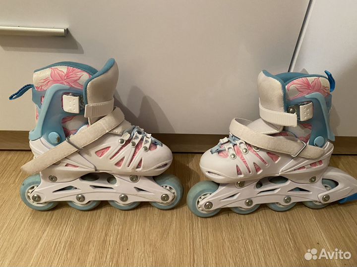 Роликовые коньки детские раздвижные