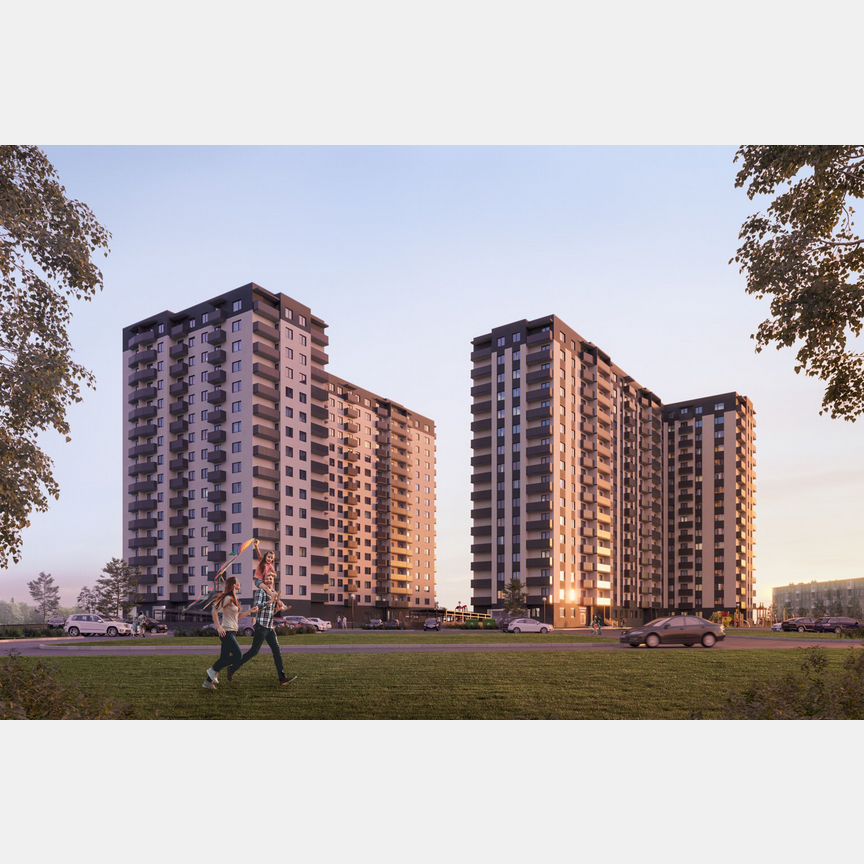 2-к. квартира, 51,6 м², 10/16 эт.