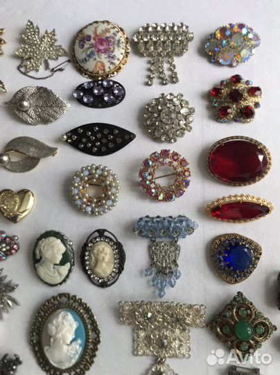Броши винтаж Австрия, Чехия, Англия, СССР