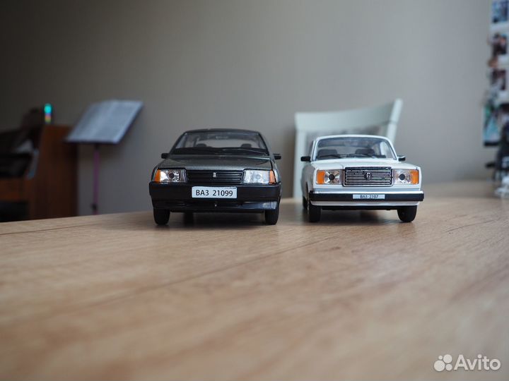Машина АВТОПАНОРАМА ваз 2107, 1/24 и 21099