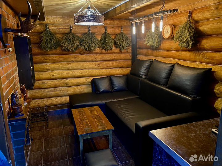 Баня сауна с чаном